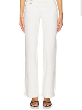 With Jean Saide Jeans in White